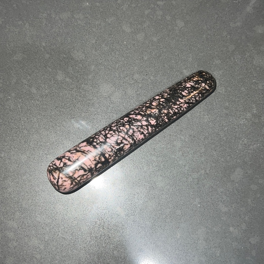 Rhodonite massage wand